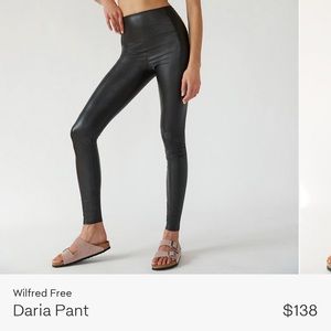 Wilfred Free Daria vegan leather leggings